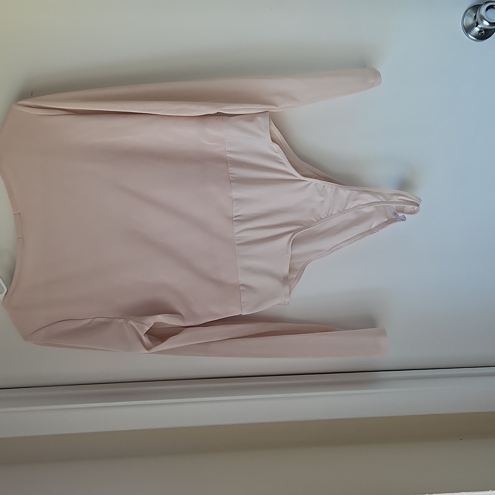 Nasty Gal Beige Long Sleeve Bodysuit - Picture 4 of 4